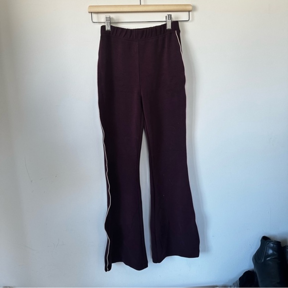 Zara Girls Burgundy Athletic Pants Size 11-12